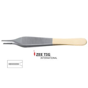 T/C Adson Micro Tissue Forceps 1×2 Teeth