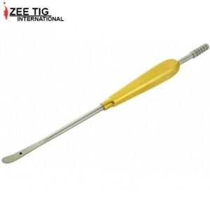 Scalp Elevator With Suction ,Curved 7 mm Wide Tip, 26 cm