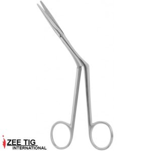 HeyMann Nasal Scissor,Angled To Side, 18 cm