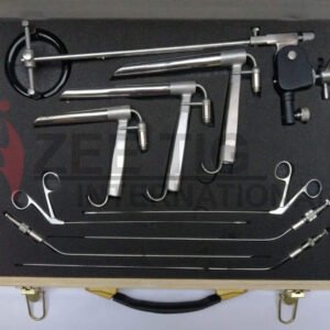 Micro Laryngeal Surgical Instruments Set High Quality Pedestal Laryngoscope Kit Sinus Endoscopic Sets